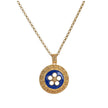 Collier en plaqué or grand fleur traditionnel