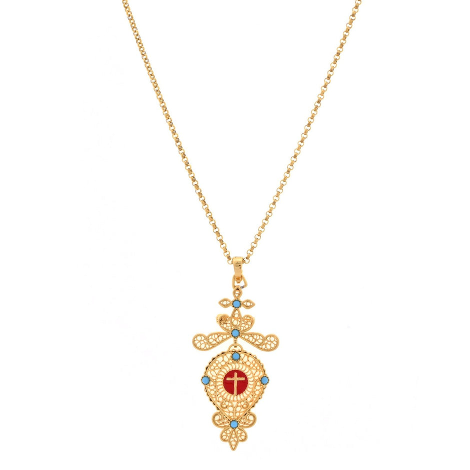 Collier traditionnel ostensoir