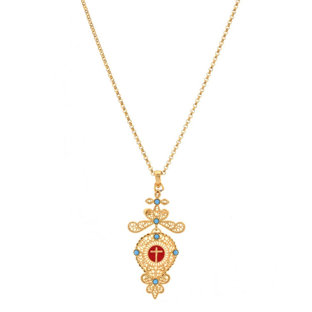 Collier traditionnel ostensoir