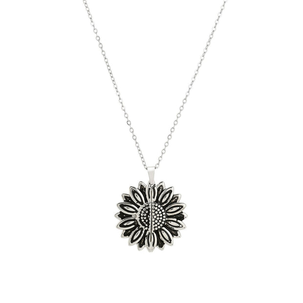 Collier en acier tournesol