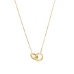 Collier semi précieuse cercles