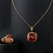 Collier semi précieuse avec pierre de couleur