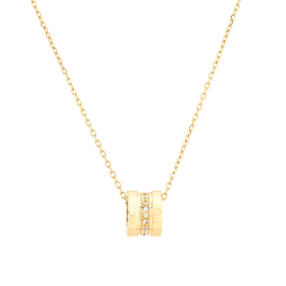 Collier de base en semi précieuse avec zircones