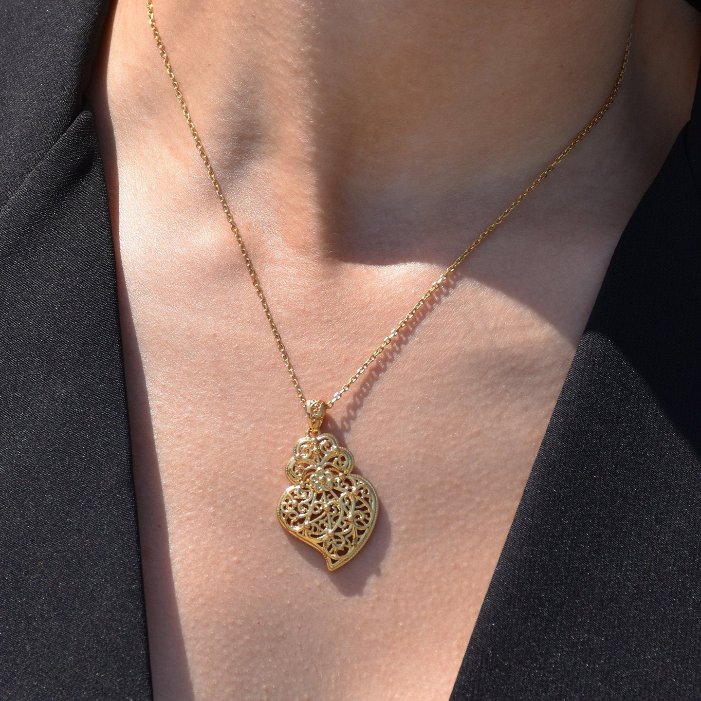 Collier Encantos Portugal cœur de Viana