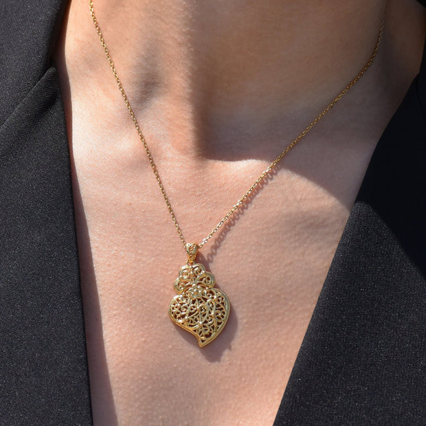 Collier Encantos Portugal cœur de Viana