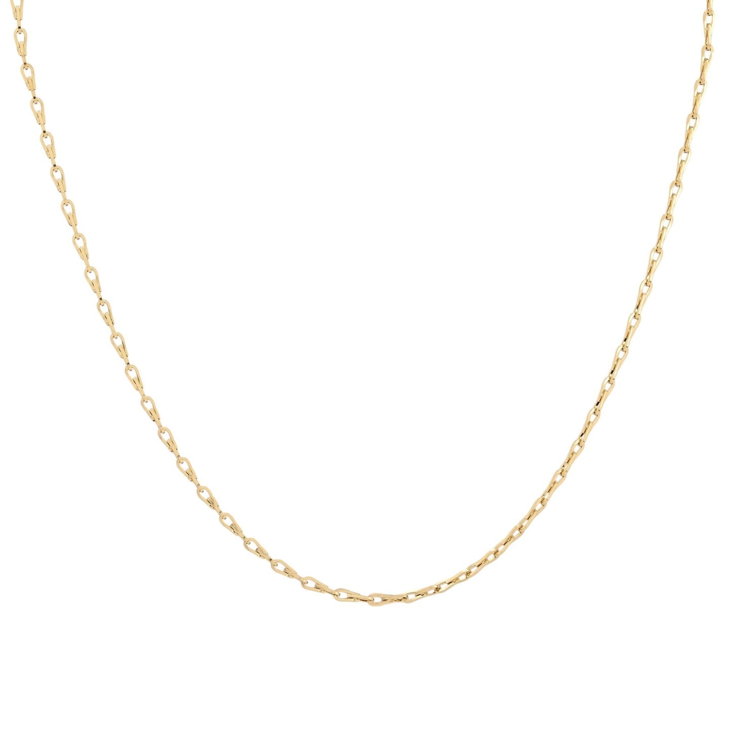 Collier en acier basique ovale