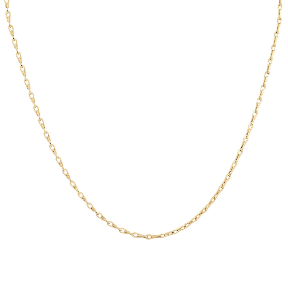 Collier en acier basique ovale