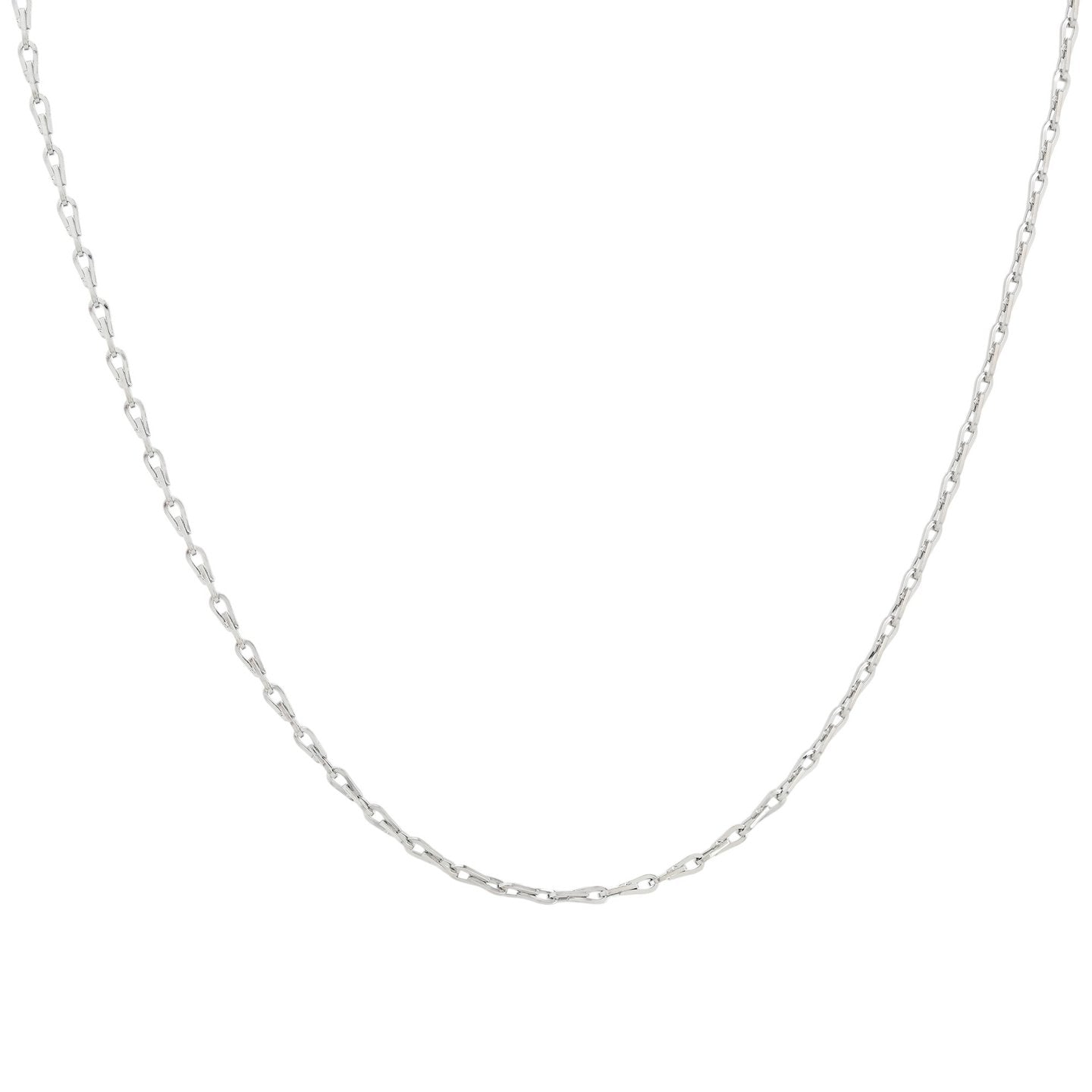 Collier en acier basique ovale