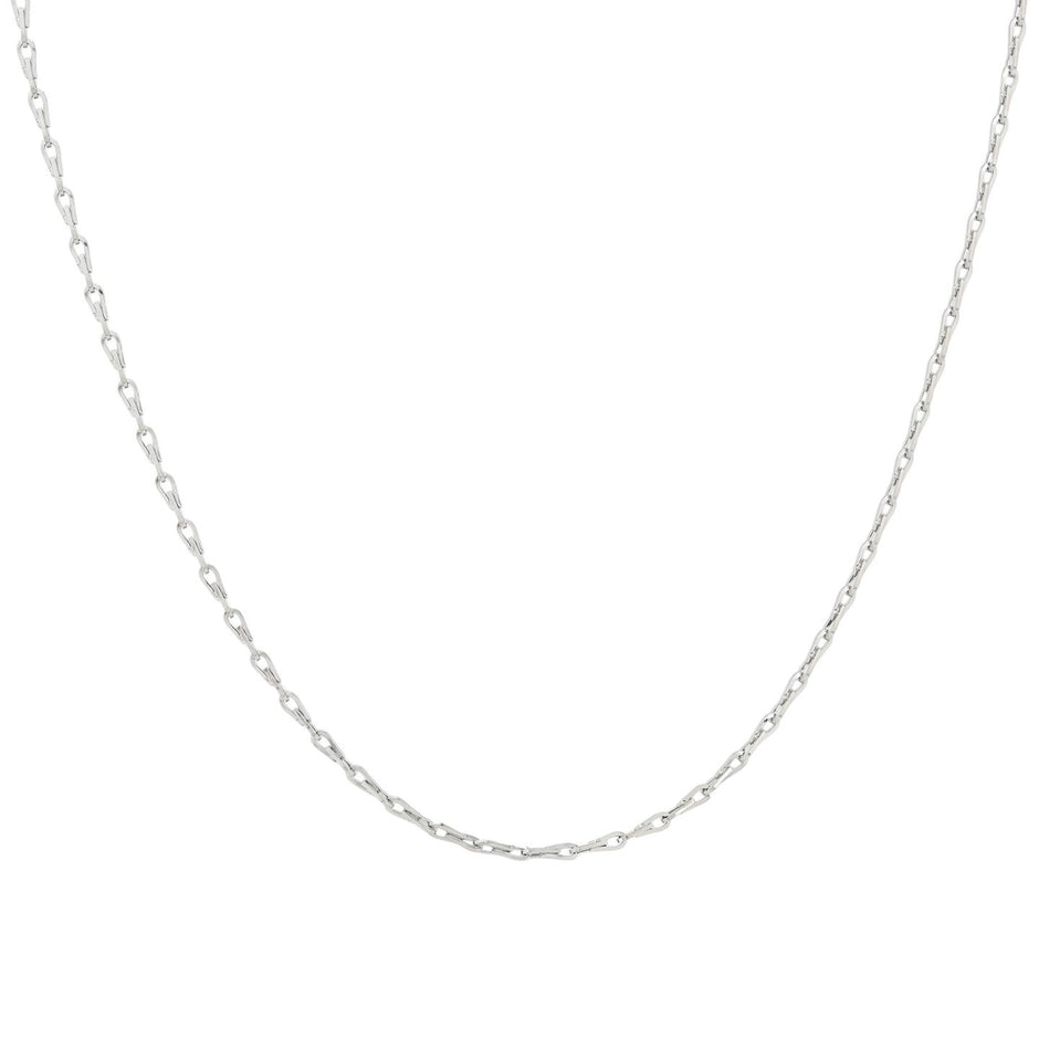 Collier en acier basique ovale