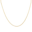 Collier en acier basique ovale