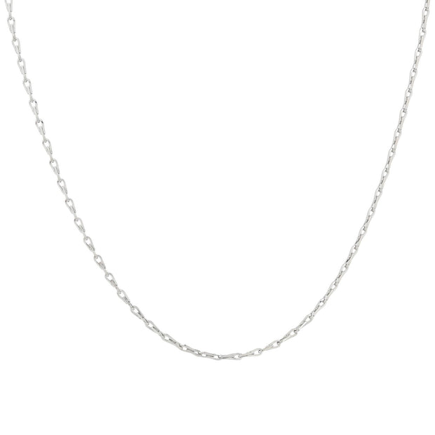 Collier en acier basique ovale