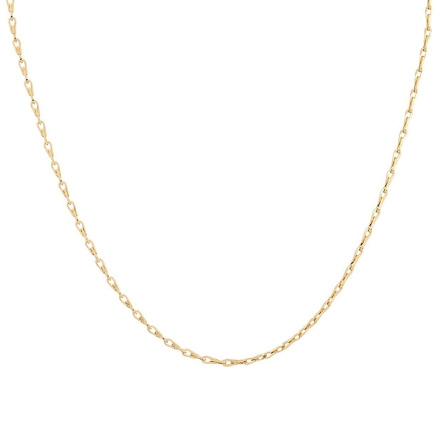 Collier en acier basique ovale
