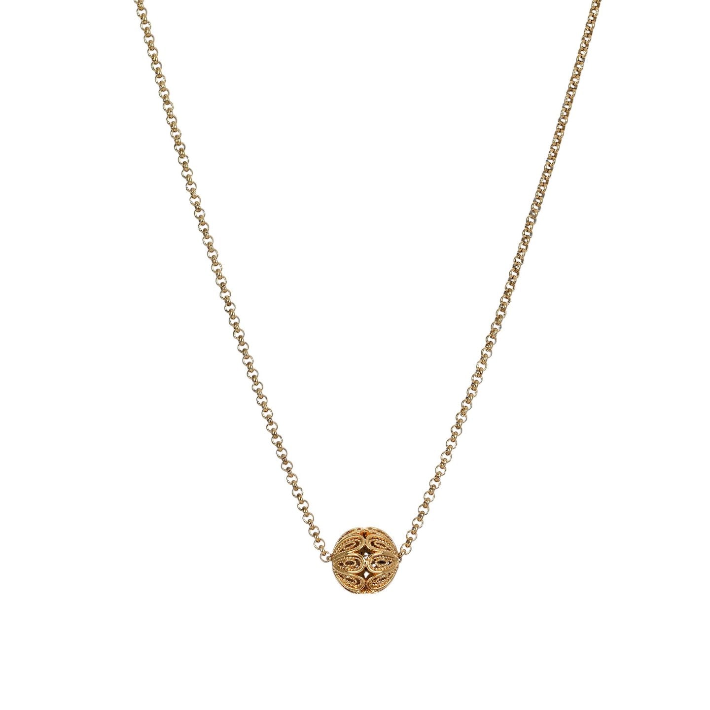Collier avec des sphère de viana semi précieuse
