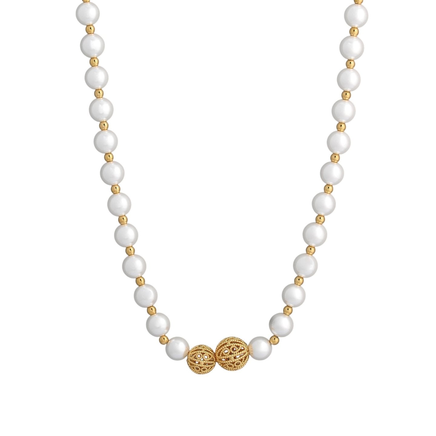 Collier de perles coração de viana