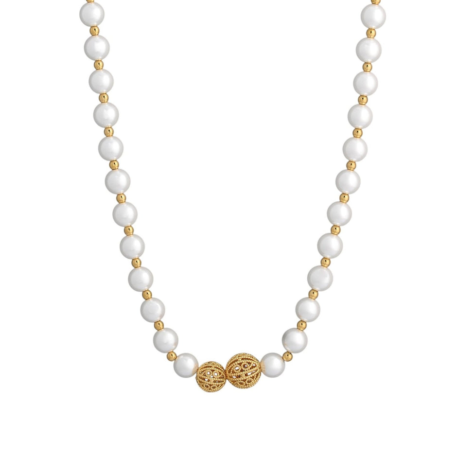 Collier de perles coração de viana