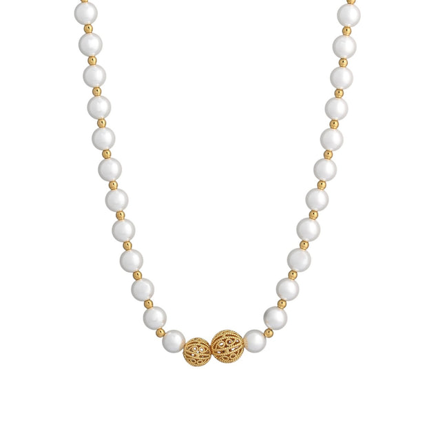 Collier de perles coração de viana