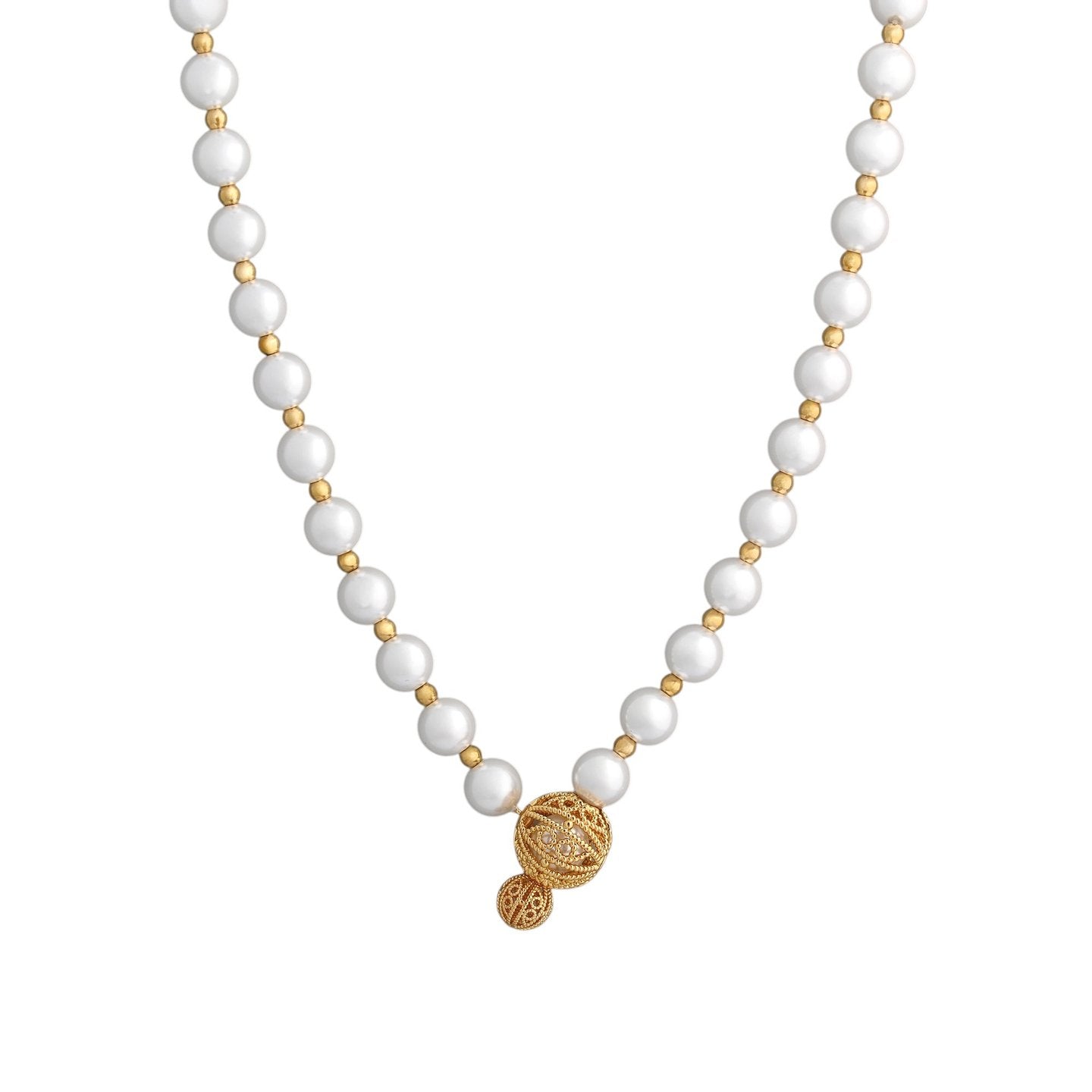 Collier Portugal ajustable avec perles