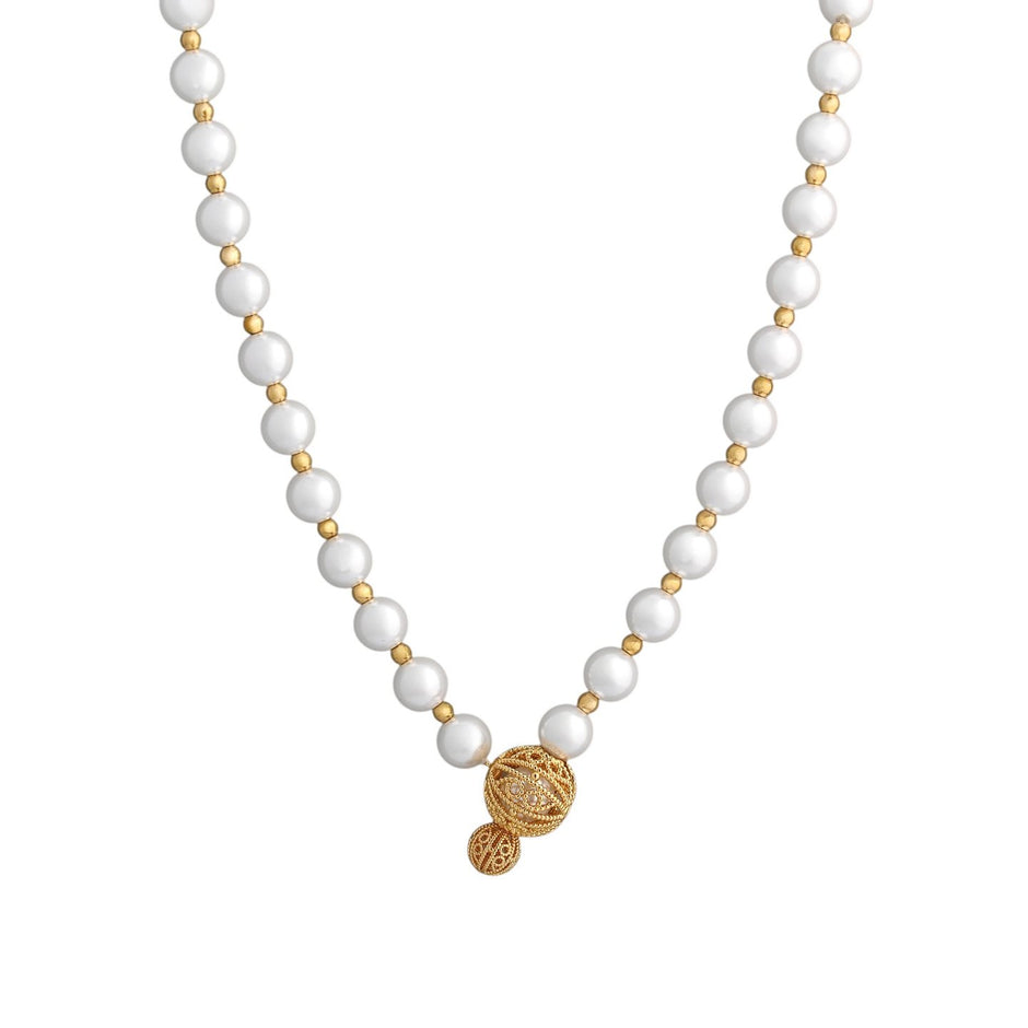 Collier Portugal ajustable avec perles