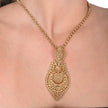 Collier semi précieuse filigrane rainha G