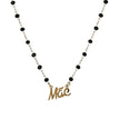 Collier en acier mot mãe