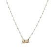 Collier en acier mot mãe