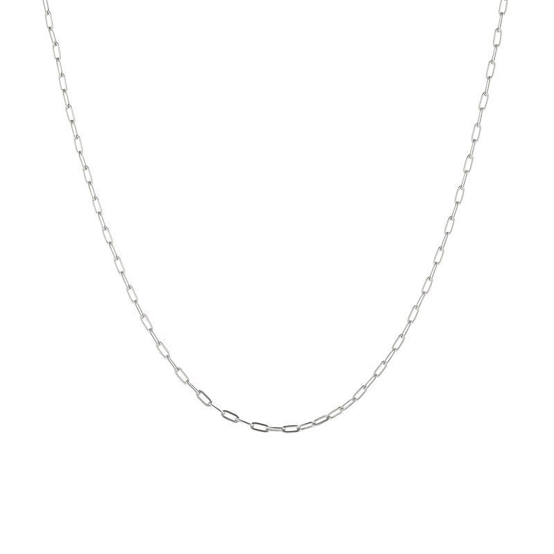 Collier Alba mailles à maillons rectangulaires