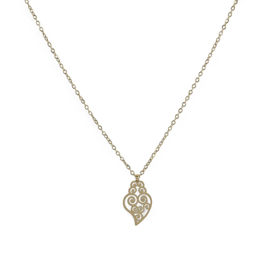 Collier acier coração de viana