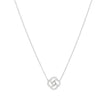 Collier Alba avec fleur et zircones