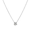 Collier avec trèfle et zirconias
