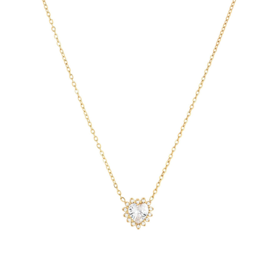 Collier Alba cœur et zircones