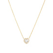Collier Alba cœur et zircones