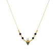 Collier en acier brillant triangulaire