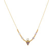 Collier en acier brillant triangulaire