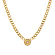 Collier en acier chaîne brillant