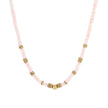 Collier en acier avec pierre céramique