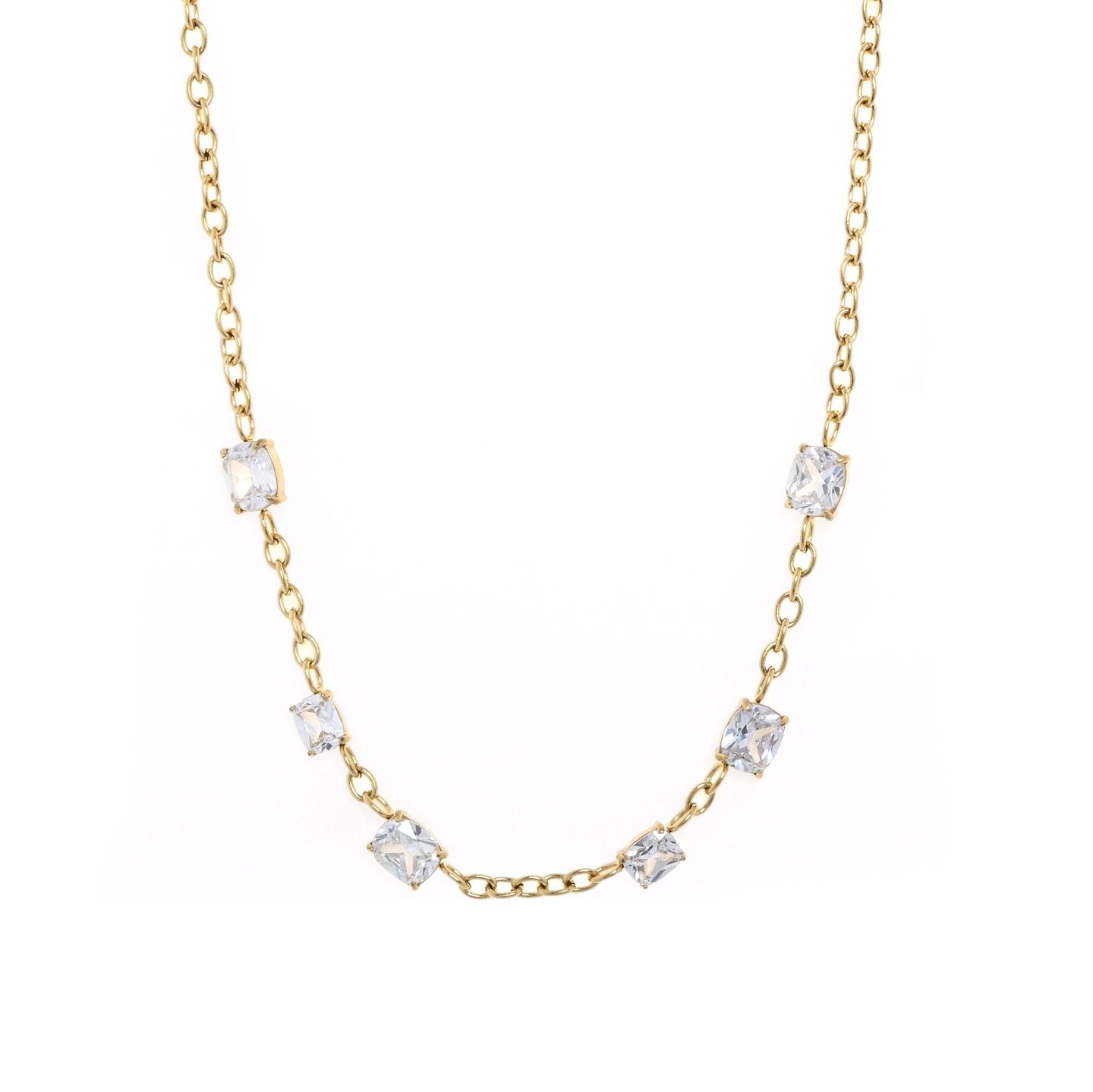 Collier Prestige Rectangulaire Brillant