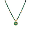 Collier en acier en pierre naturelle étoile