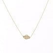 Collier en acier avec coração de viana