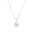Collier trèfle avec brillants