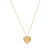 Collier en acier coeur texture