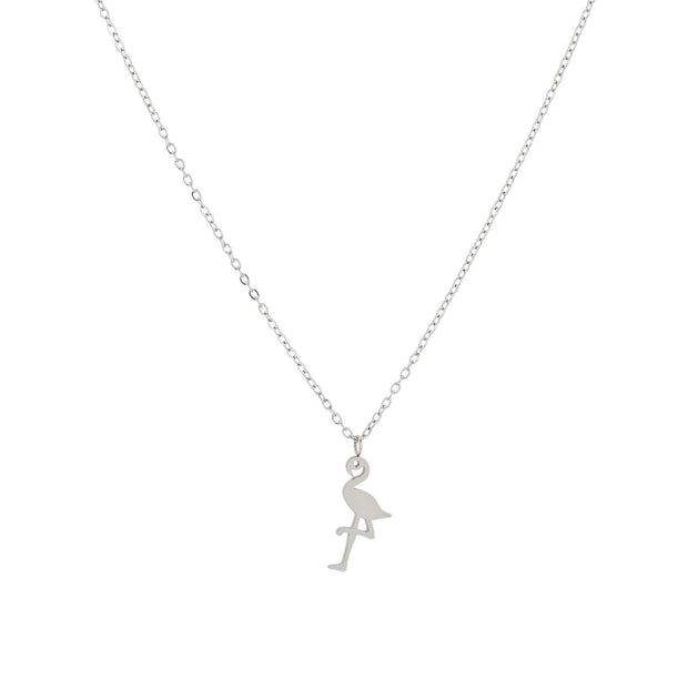 Collier en acier simple flamant