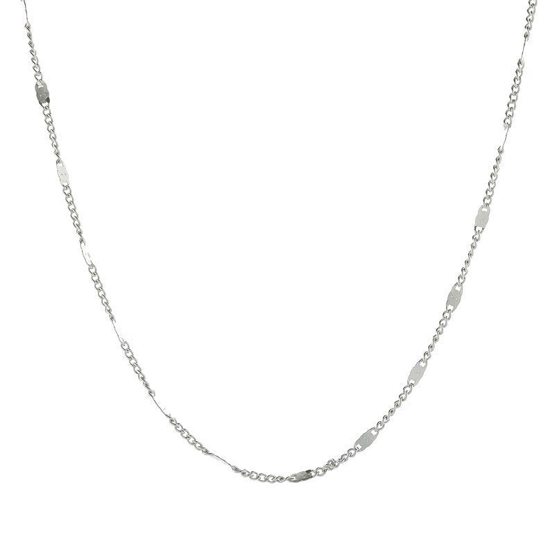 Collier Alba maille snake entrelacée