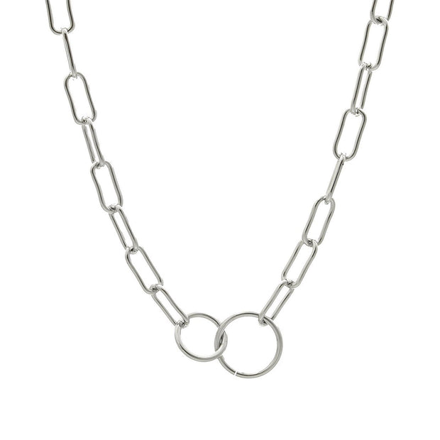 Collier avec cercles interconnectés