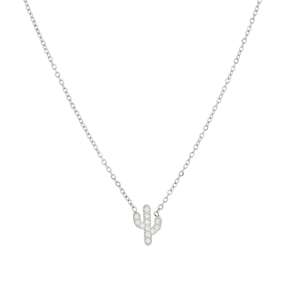 Collier Alba avec cactus et zirconias
