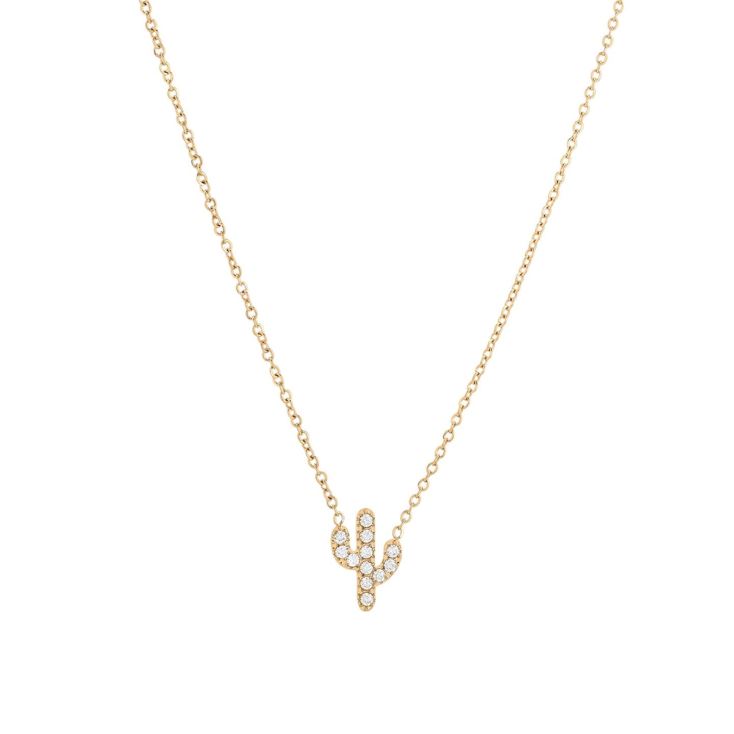 Collier Alba avec cactus et zirconias