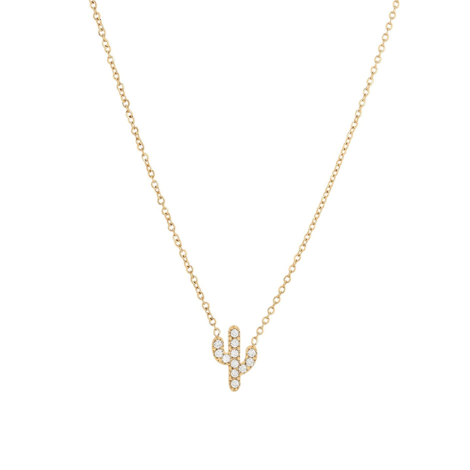Collier Alba avec cactus et zirconias