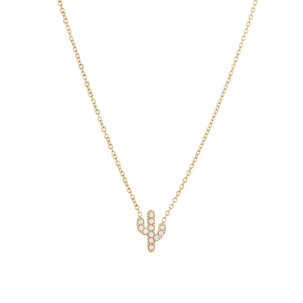 Collier Alba avec cactus et zirconias