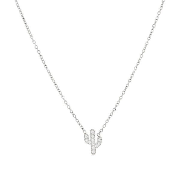 Collier Alba avec cactus et zirconias