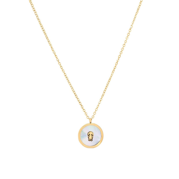 Collier acier fille