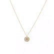 Collier en acier avec trèfle